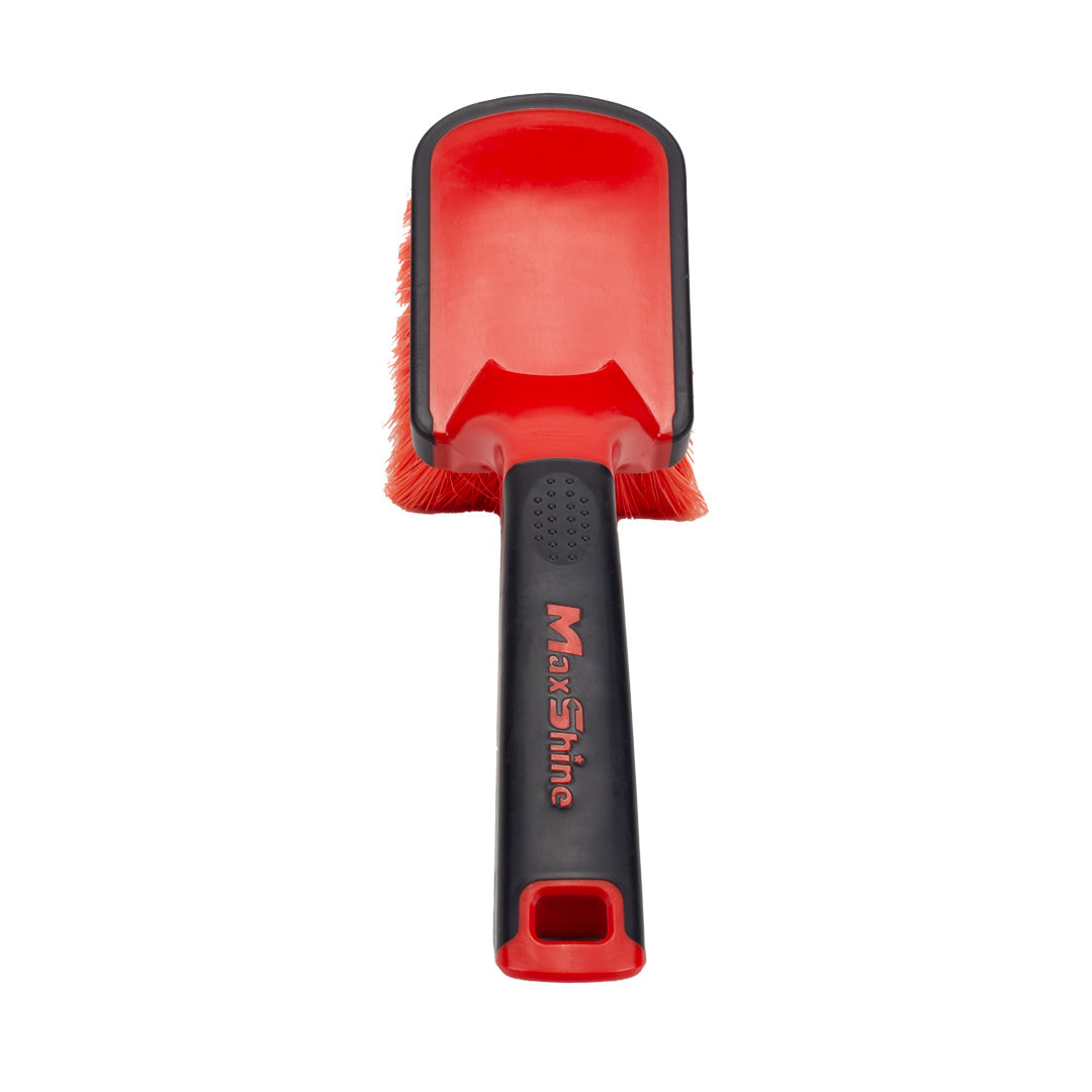 Soft Grip Light Duty Rim Cleaning Brush with Medium Handle by MaxshineUSA