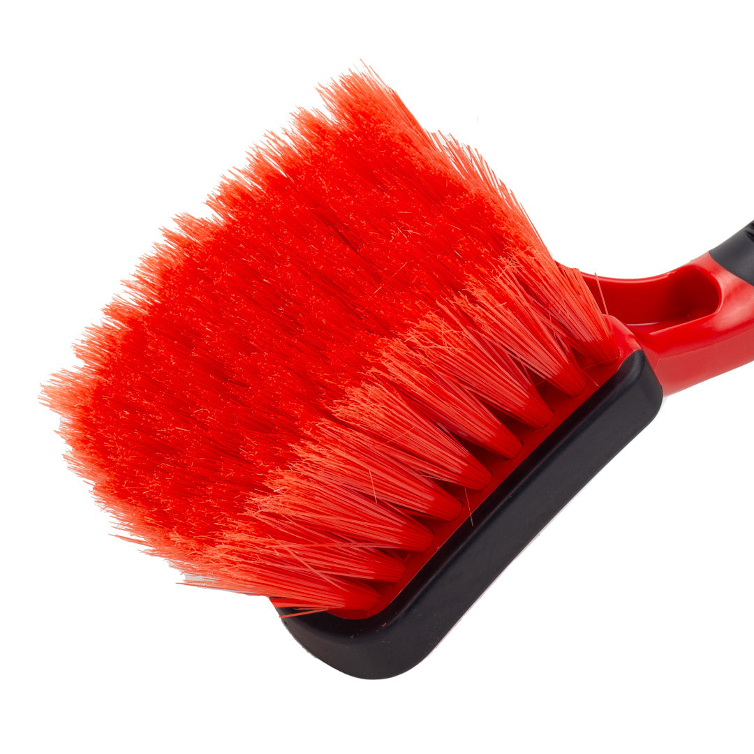 Soft Grip Light Duty Rim Cleaning Brush with Medium Handle by MaxshineUSA