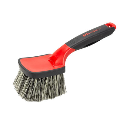 Soft Grip Light Duty Rim Cleaning Brush with Medium Handle by MaxshineUSA