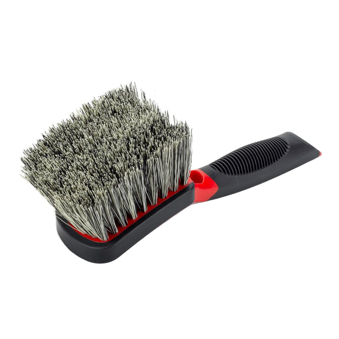 Soft Grip Light Duty Rim Cleaning Brush with Medium Handle by MaxshineUSA