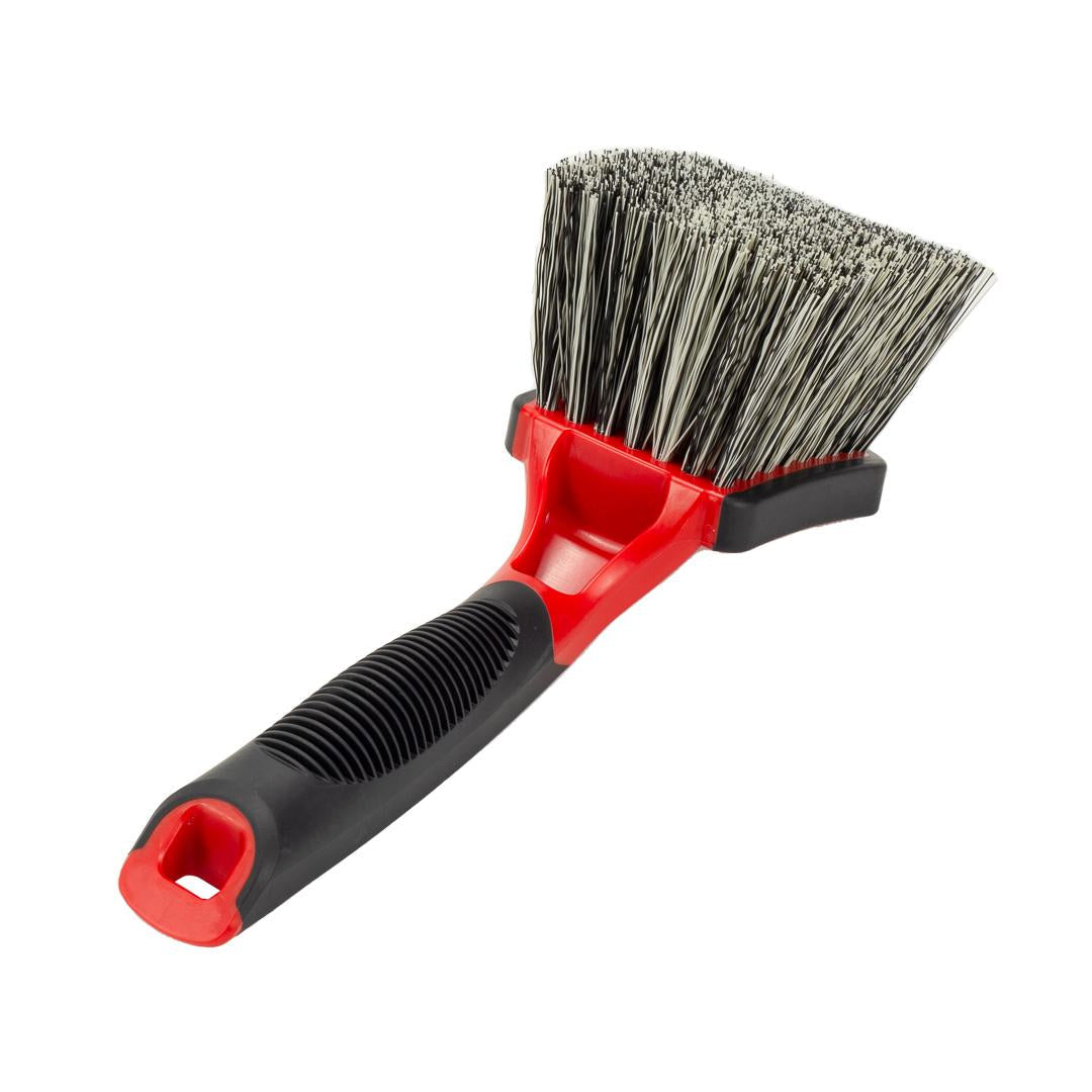 Soft Grip Light Duty Rim Cleaning Brush with Medium Handle by MaxshineUSA