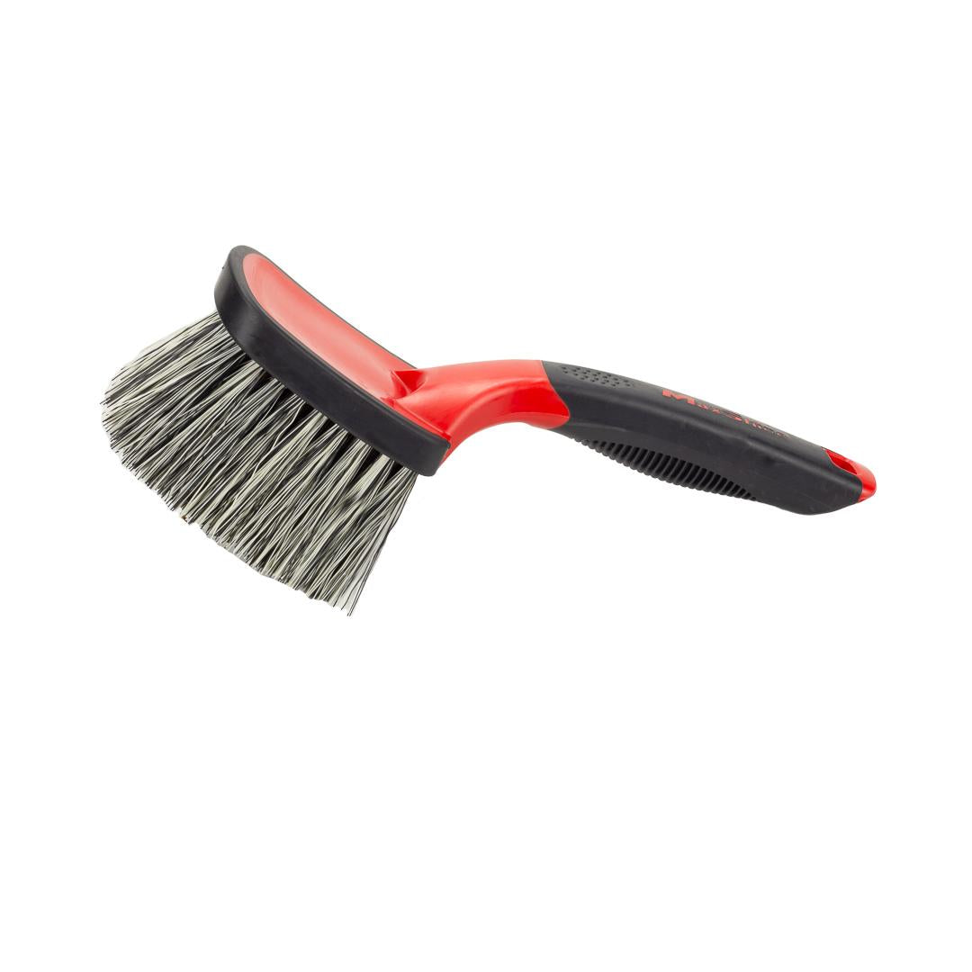 Soft Grip Light Duty Rim Cleaning Brush with Medium Handle by MaxshineUSA