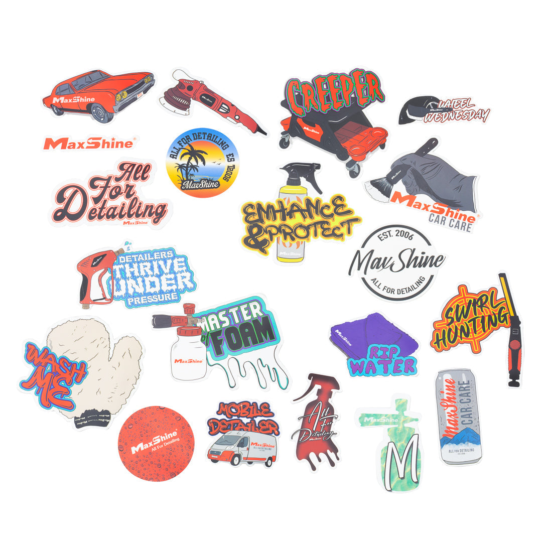 MaxShine Stickers - 20 Pack by MaxshineUSA