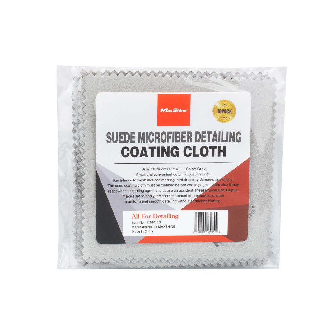Suede Microfiber Towel for Ceramic Coating - 10 Pack by MaxshineUSA