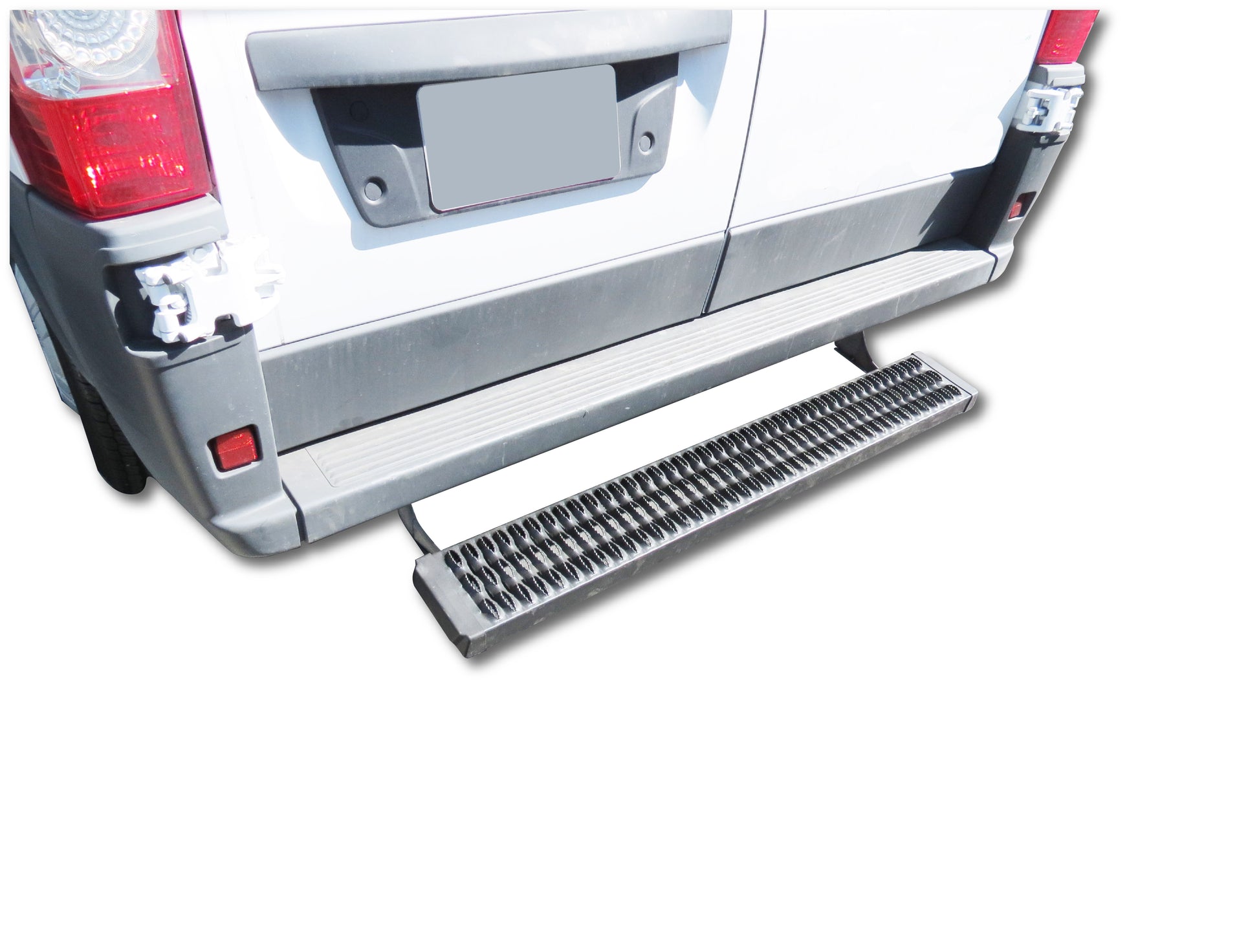 Mounts Under Rear Bumper Solid 53x6.5 Pwdr Ctd Titanium Black Alum by TrailFX