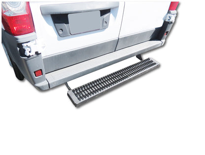 Mounts Under Rear Bumper Solid 53x6.5 Pwdr Ctd Titanium Black Alum by TrailFX