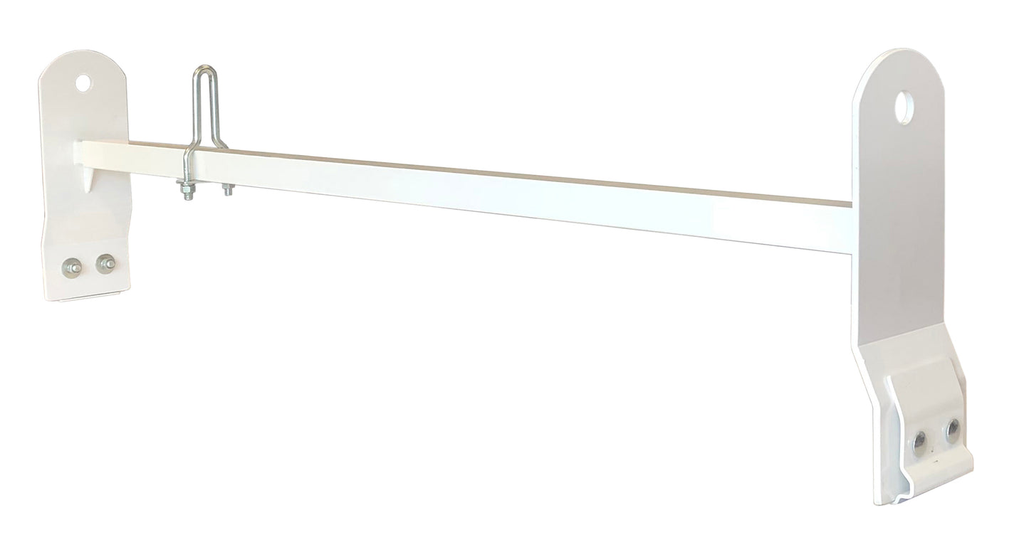 Trail FX Universal Van Rack With Gutters Powder Coated White Steel Adds 200 Poun by TrailFX