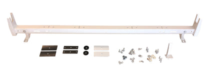Trail FX Universal Van Rack Without Gutters Powder Coated White Steel Adds 250 P by TrailFX