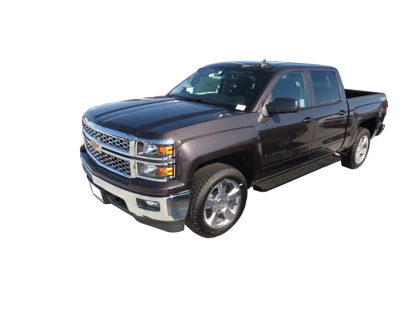 Powder Coated Black Steel Unlighted Rocker Panel Mount W/O Logo 300 Lb Cap by TrailFX