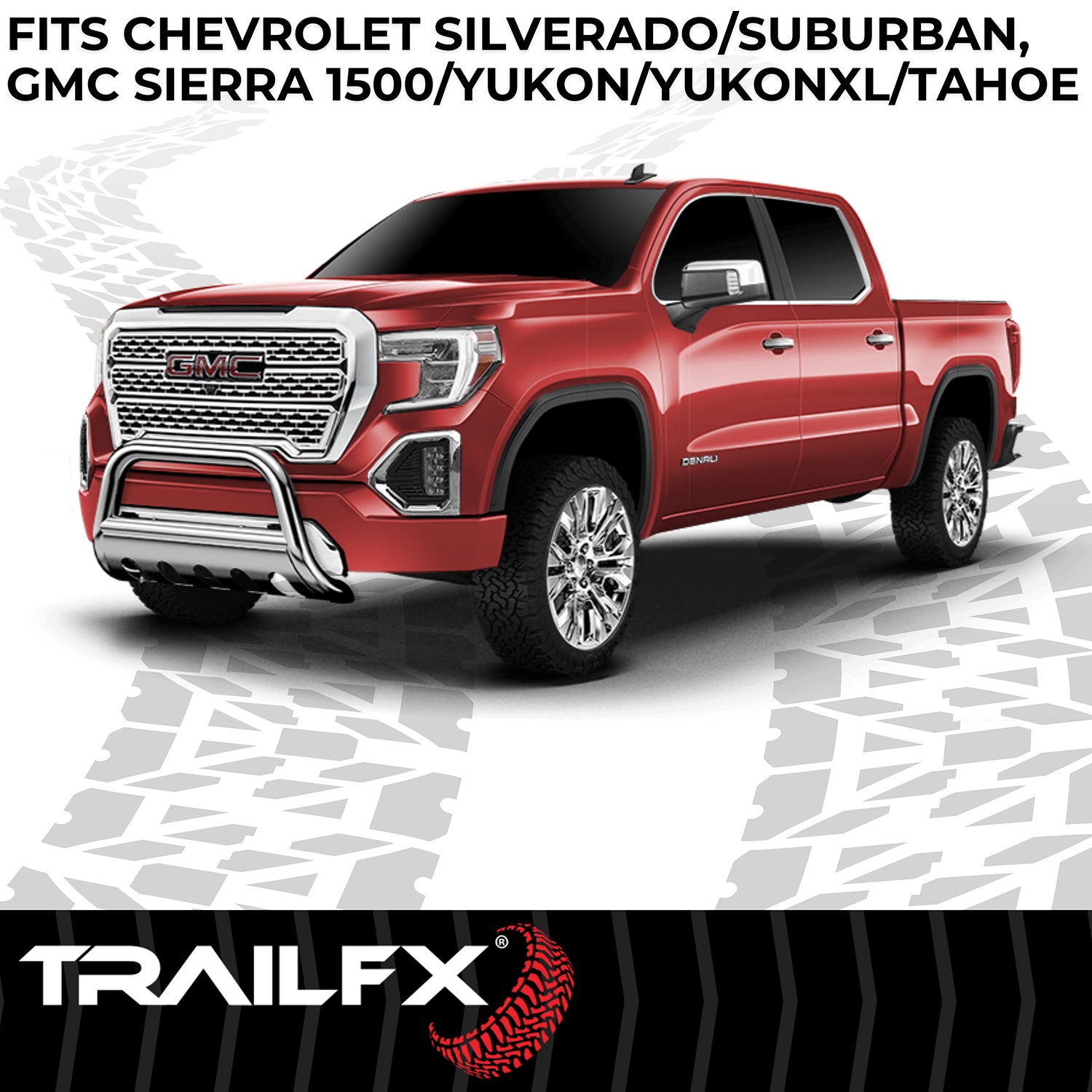 Polished Stainless Steel 3 Inch Diameter W/Skid Plate W/O Light Mounting Tabs by TrailFX