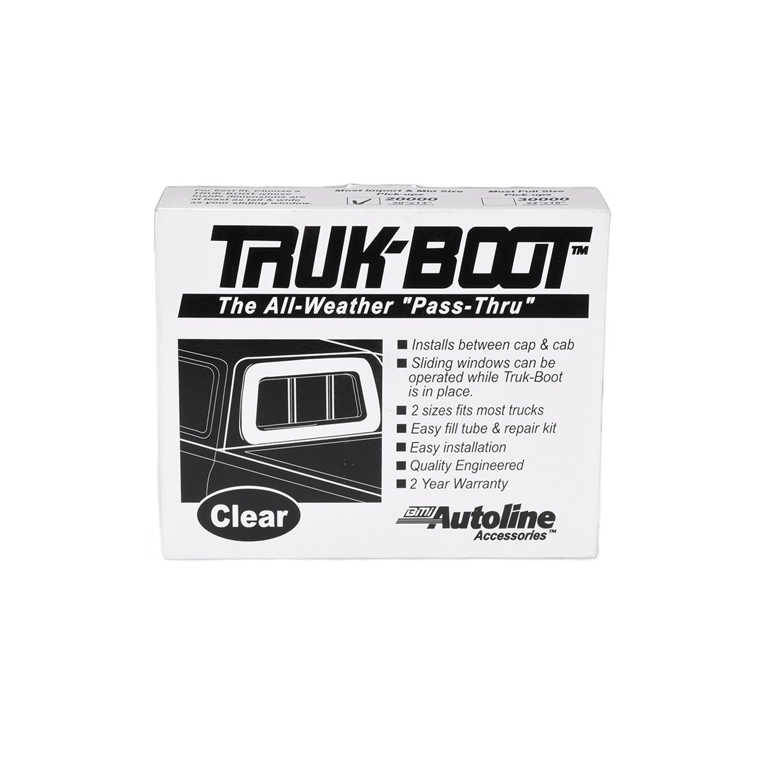 Fills Truck Cab To Camper Gaps Up To 3 Inches 20 X 13 Inch Inflatable PVC Clear by TrailFX