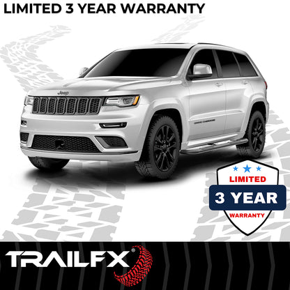 3 Inch Round Bent Powder Coated Black Steel Without End Caps by TrailFX