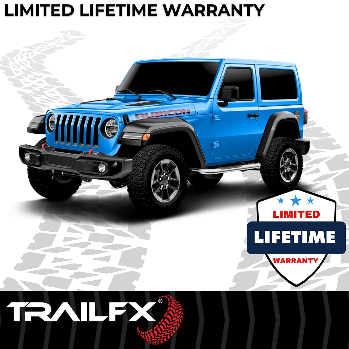 With Step Pads 3 In Round Bent 90 Degree Pol Stainless Steel Without End Caps Ro by TrailFX