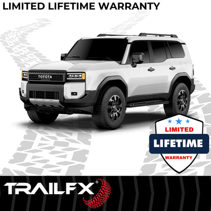 3 Inch Round Bent, Rocker Panel Mount by TrailFX