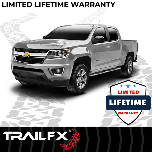 4 Inch Trapezoid Straight Pol Stainless Steel Plastic End Caps by TrailFX