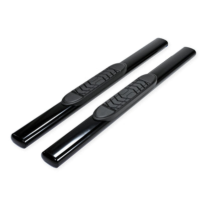 5 Inch Oval Straight Powder Coated Black Steel Frame Body Mount Bolts by TrailFX