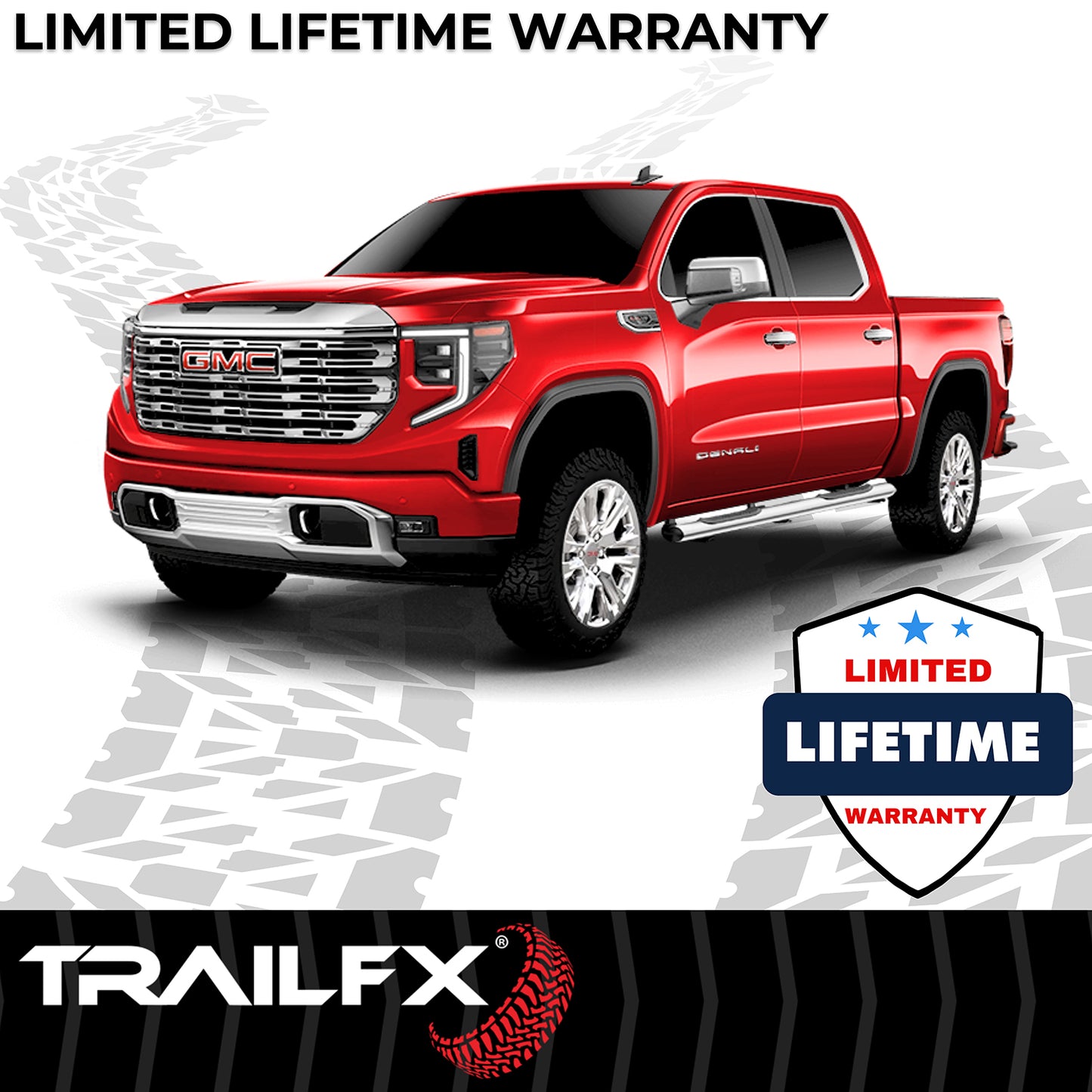 5 Inch Oval Straight Pol Stainless Steel Rocker Panel Mount by TrailFX