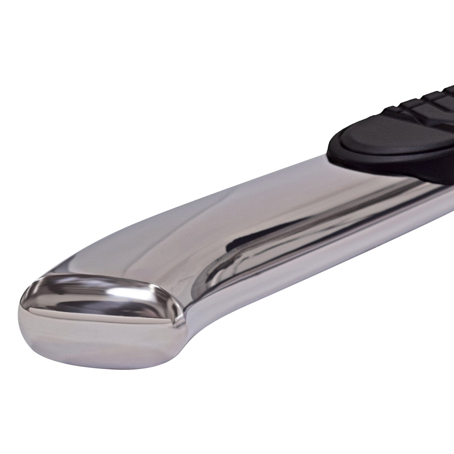 5 Inch Oval Bent Pol Stainless Steel Rocker Panel Mount by TrailFX