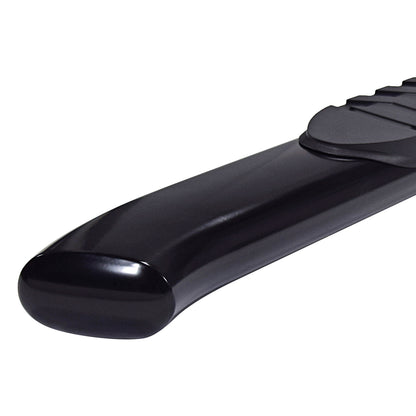 W/Step Pads W/Bed Step 5 In Oval Straight Pwdr Ctd Black Steel by TrailFX