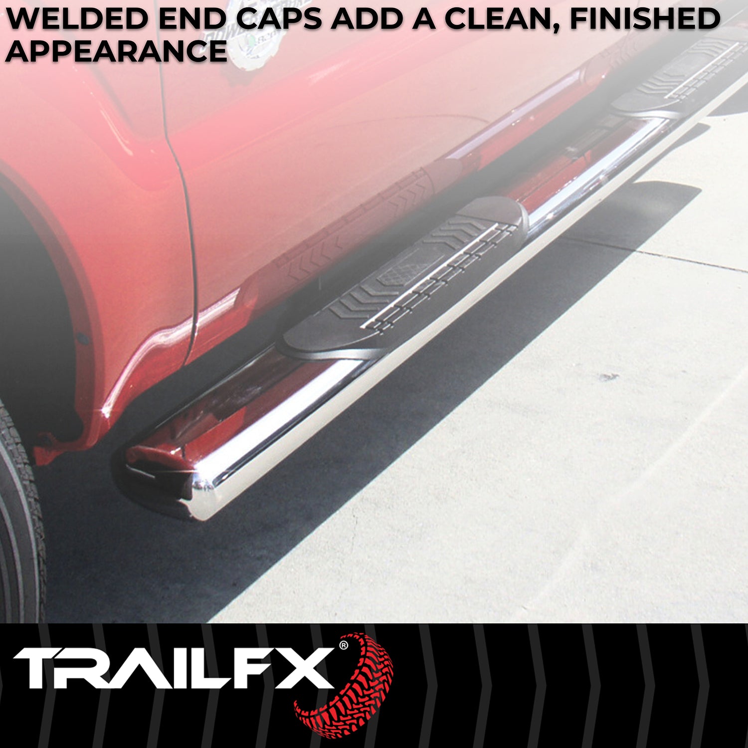 6 Inch Oval Straight Pol Stainless Steel Frame Body Mount Bolts by TrailFX