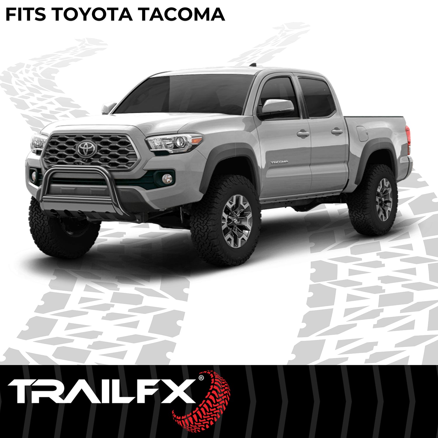 Pwdr Ctd Black Steel 3 In Dia W/Skid Plate by TrailFX