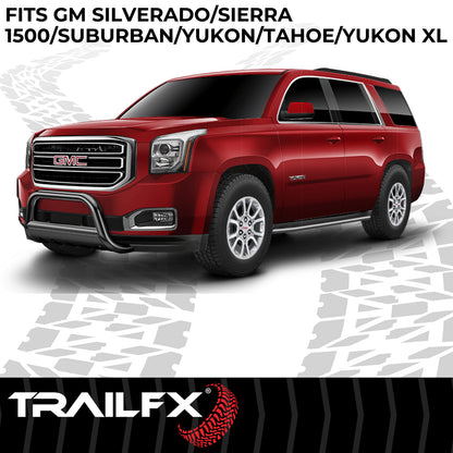 Pwdr Ctd Black Steel 3 In Dia W/Skid Plate by TrailFX