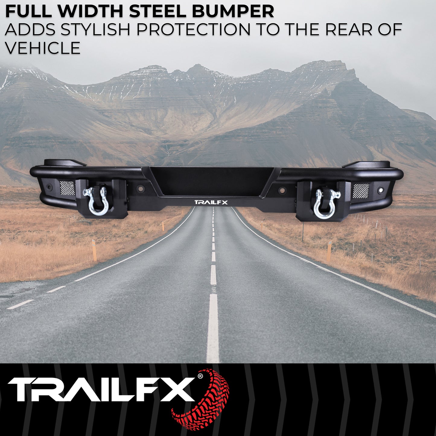 Accommodates TrailFX 3 Inch Flush Mount LED Cube Lights Sold Separately by TrailFX