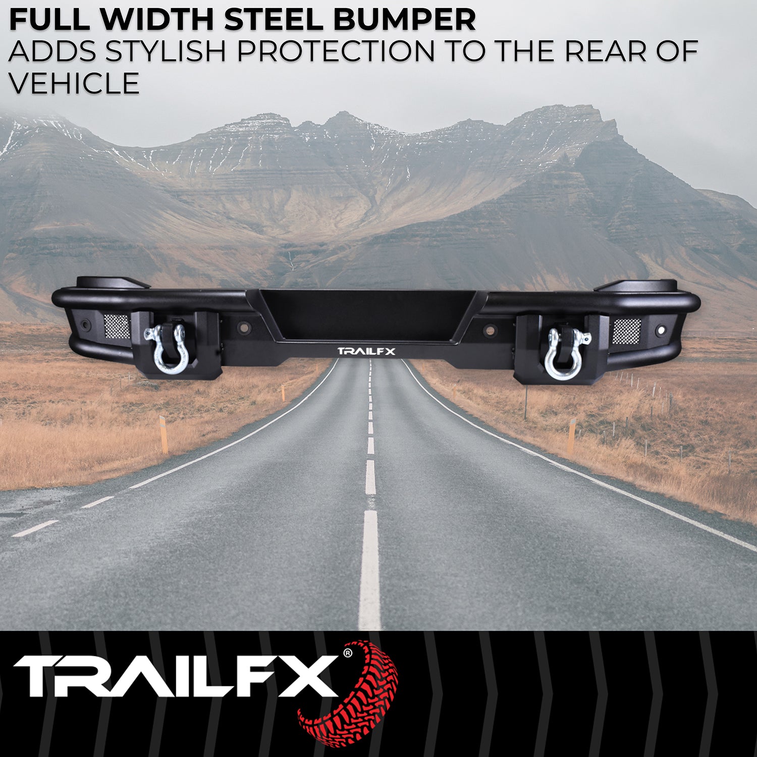 Accommodates TrailFX 3 Inch Flush Mount LED Cube Lights Sold Separately by TrailFX