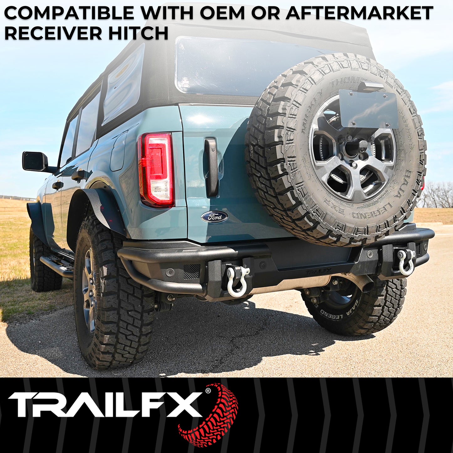Accommodates TrailFX 3 Inch Flush Mount LED Cube Lights Sold Separately by TrailFX