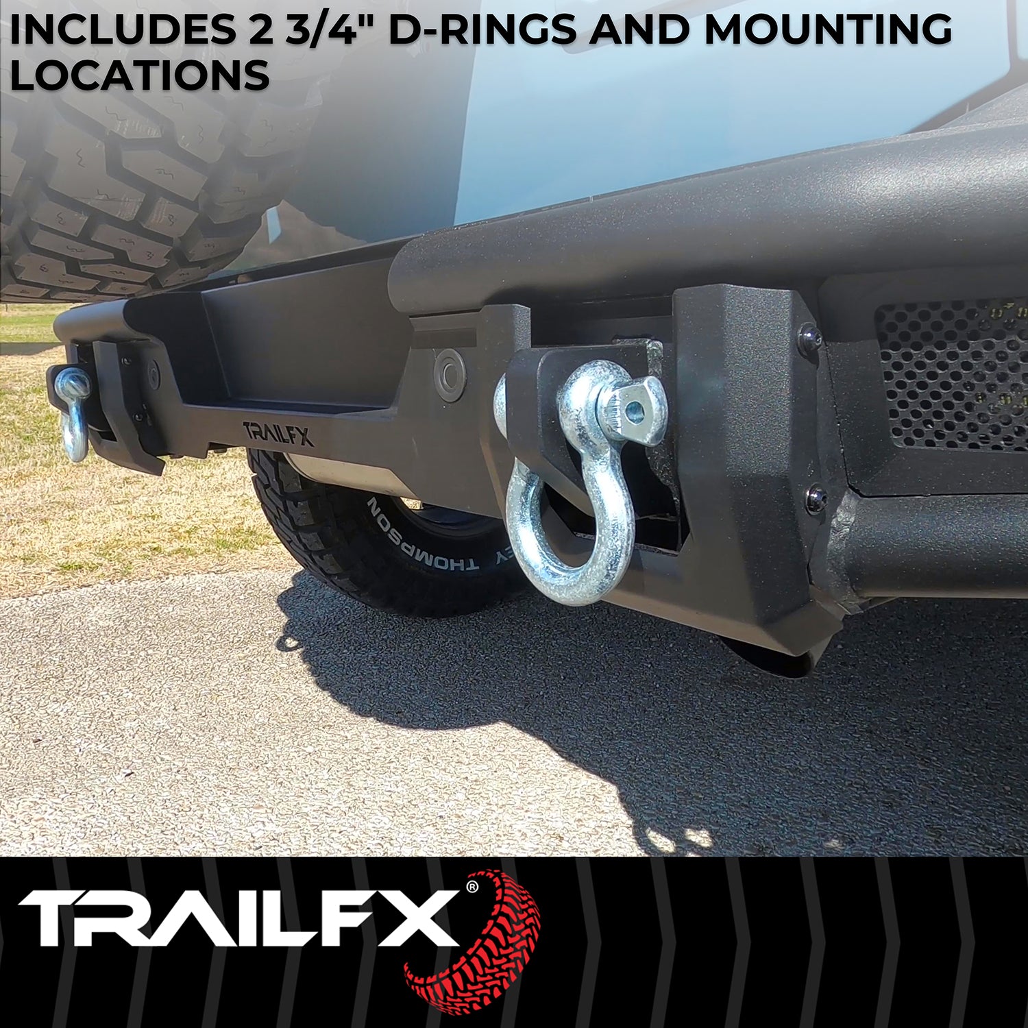 Accommodates TrailFX 3 Inch Flush Mount LED Cube Lights Sold Separately by TrailFX