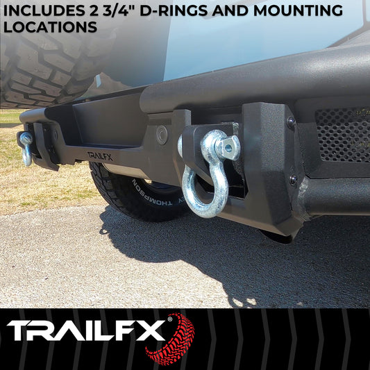 Accommodates TrailFX 3 Inch Flush Mount LED Cube Lights Sold Separately by TrailFX