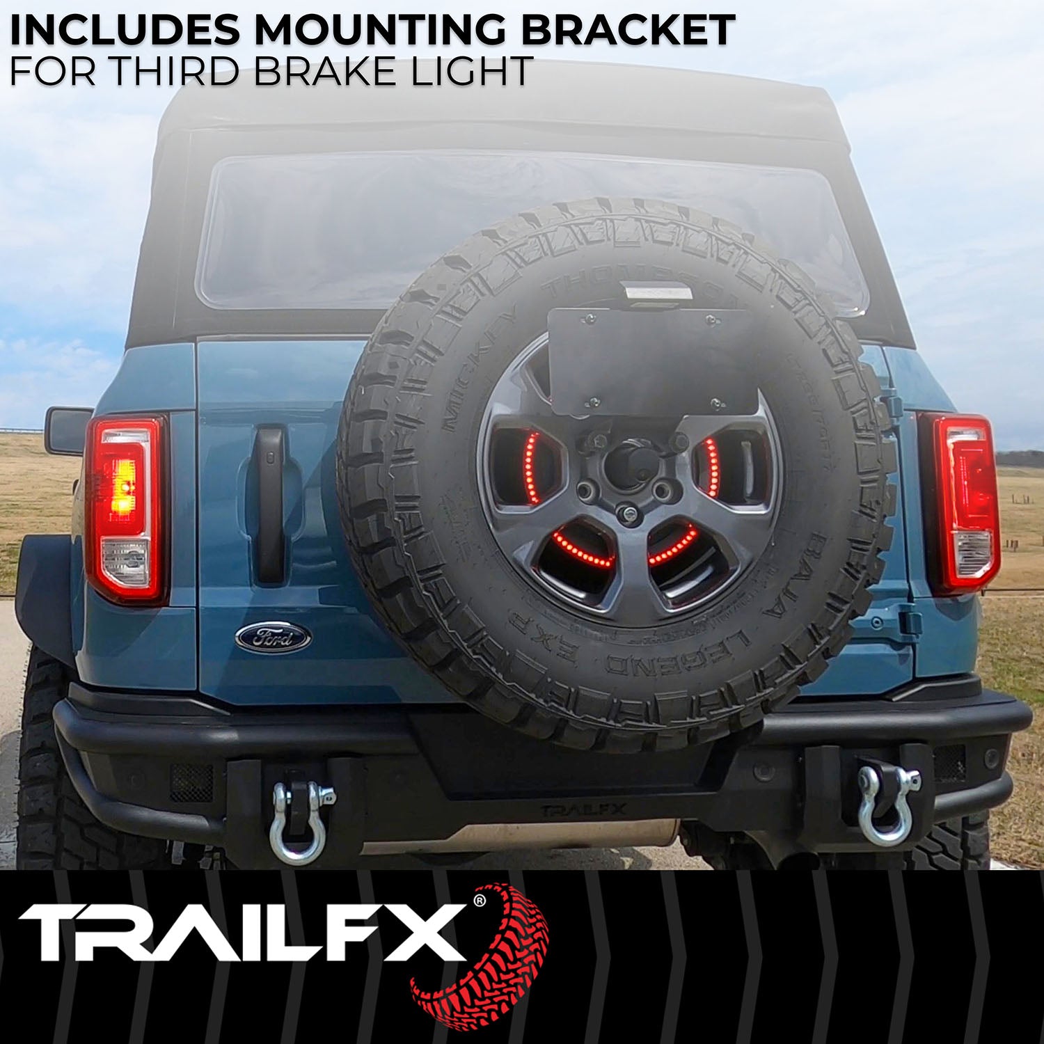 Used With Factory Spare Tire Carrier by TrailFX