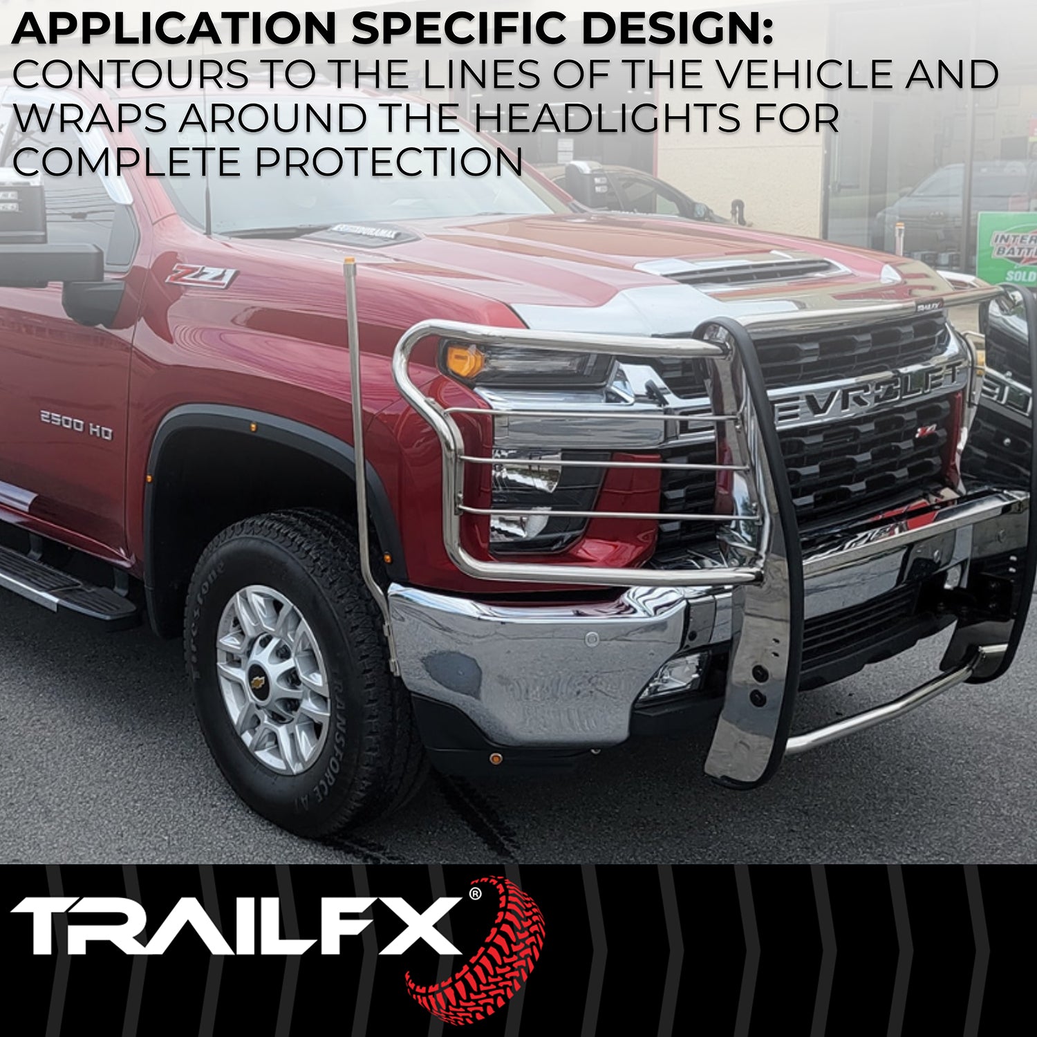 1-Piece, Polished, Silver, Stainless Steel by TrailFX