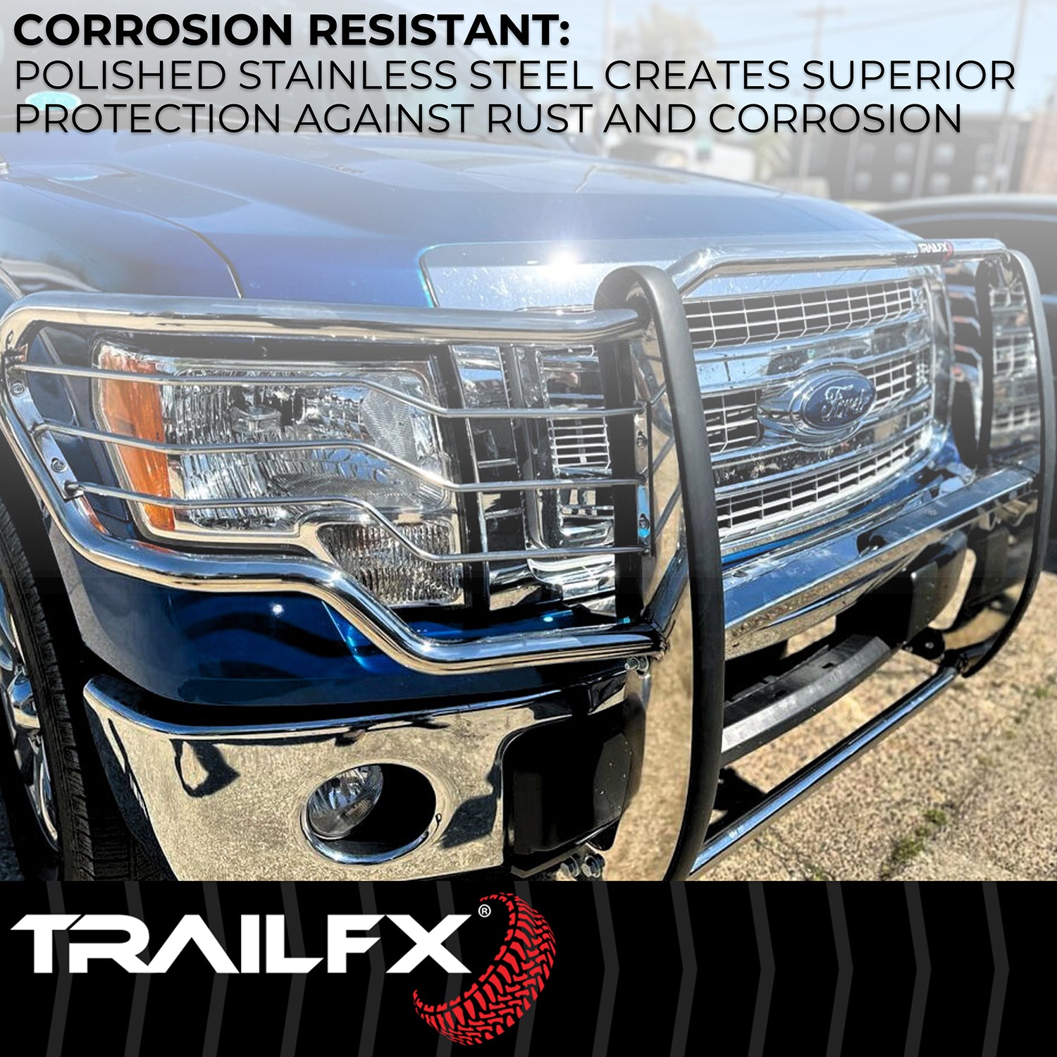 1-Piece, Polished, Silver, Stainless Steel by TrailFX