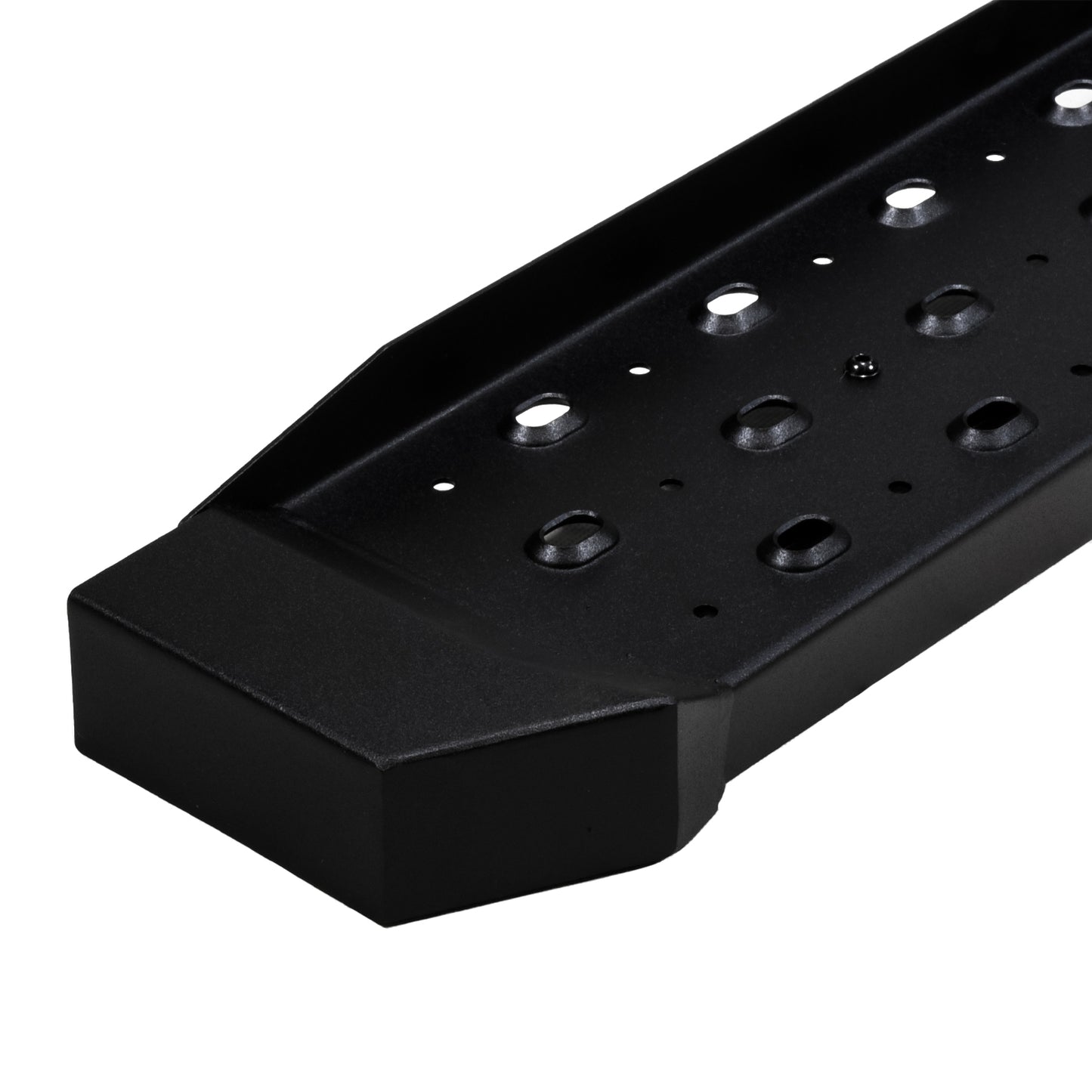 Mounts Under Rear Bumper Solid Surface W/Non-Slip Tread 60x6.5 Black Mild Steel by TrailFX