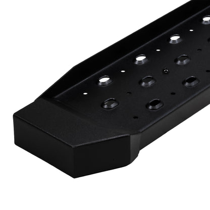 Mounts Under Rear Bumper Solid Surface W/Non-Slip Tread 60x6.5 Black Mild Steel by TrailFX
