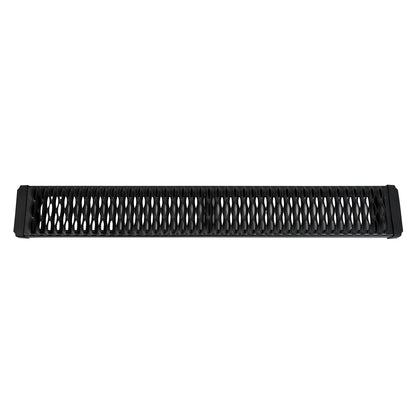Pwdr Ctd Titanium Black Alum Unlighted Rocker Panel Mount 250 Lb Cap 6.5x53 by TrailFX