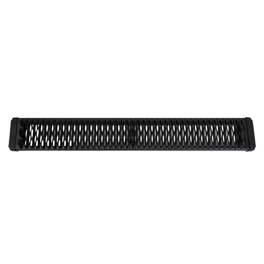 Pwdr Ctd Titanium Black Alum Unlighted Rocker Panel Mount 250 Lb Cap 6.5x53 by TrailFX