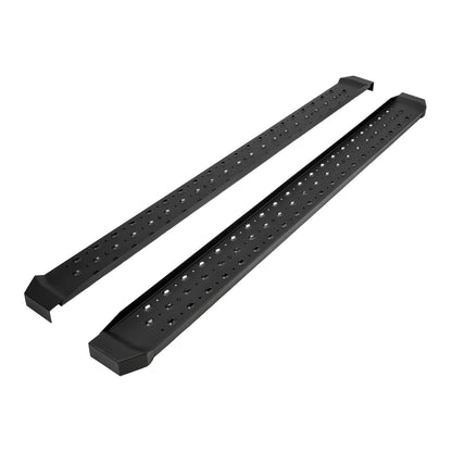 Powder Coated Black Steel Unlighted Rocker Panel Mount W/O Logo 300 Lb Cap by TrailFX