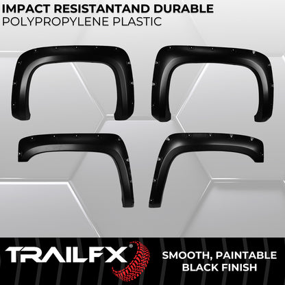 With Polished Stainless And Black Steel Rivets/ Stainless Hardware Kit by TrailFX