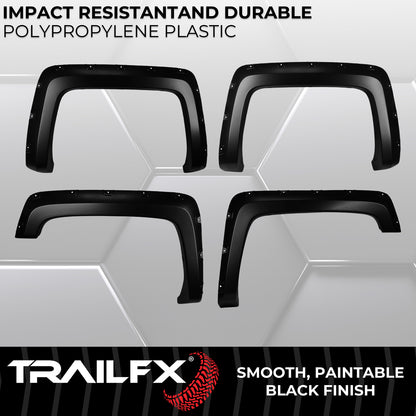 With Polished Stainless And Black Steel Rivets/ Stainless Hardware Kit by TrailFX