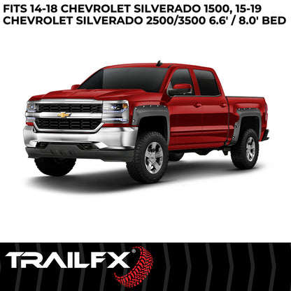 With Polished Stainless And Black Steel Rivets/ Stainless Hardware Kit by TrailFX
