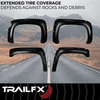 With Polished Stainless And Black Steel Rivets/ Stainless Hardware Kit by TrailFX