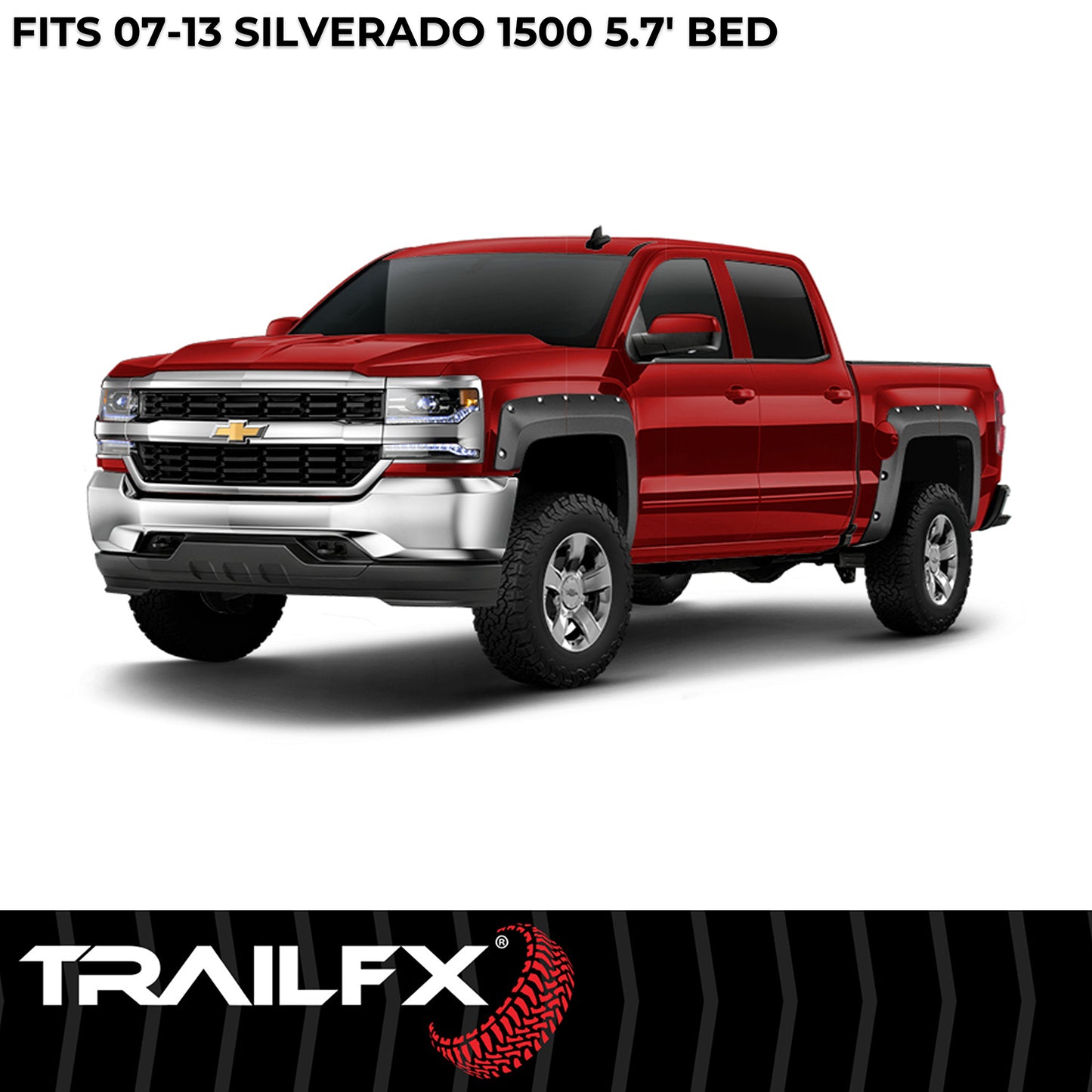 With Polished Stainless And Black Steel Rivets/ Stainless Hardware Kit by TrailFX