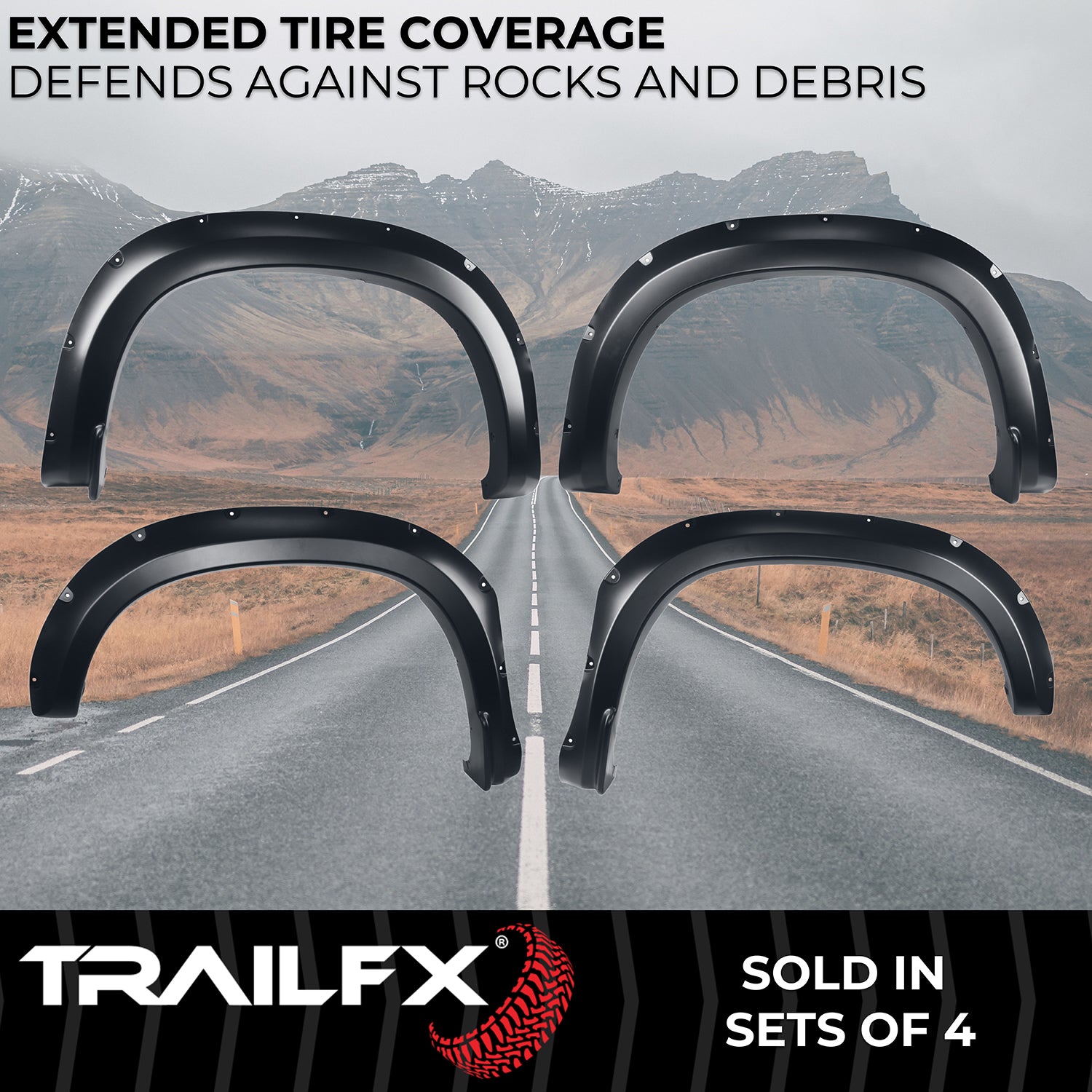With Polished Stainless And Black Steel Rivets/ Stainless Hardware Kit by TrailFX