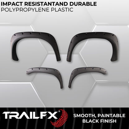 With Polished Stainless And Black Steel Rivets/ Stainless Hardware Kit by TrailFX