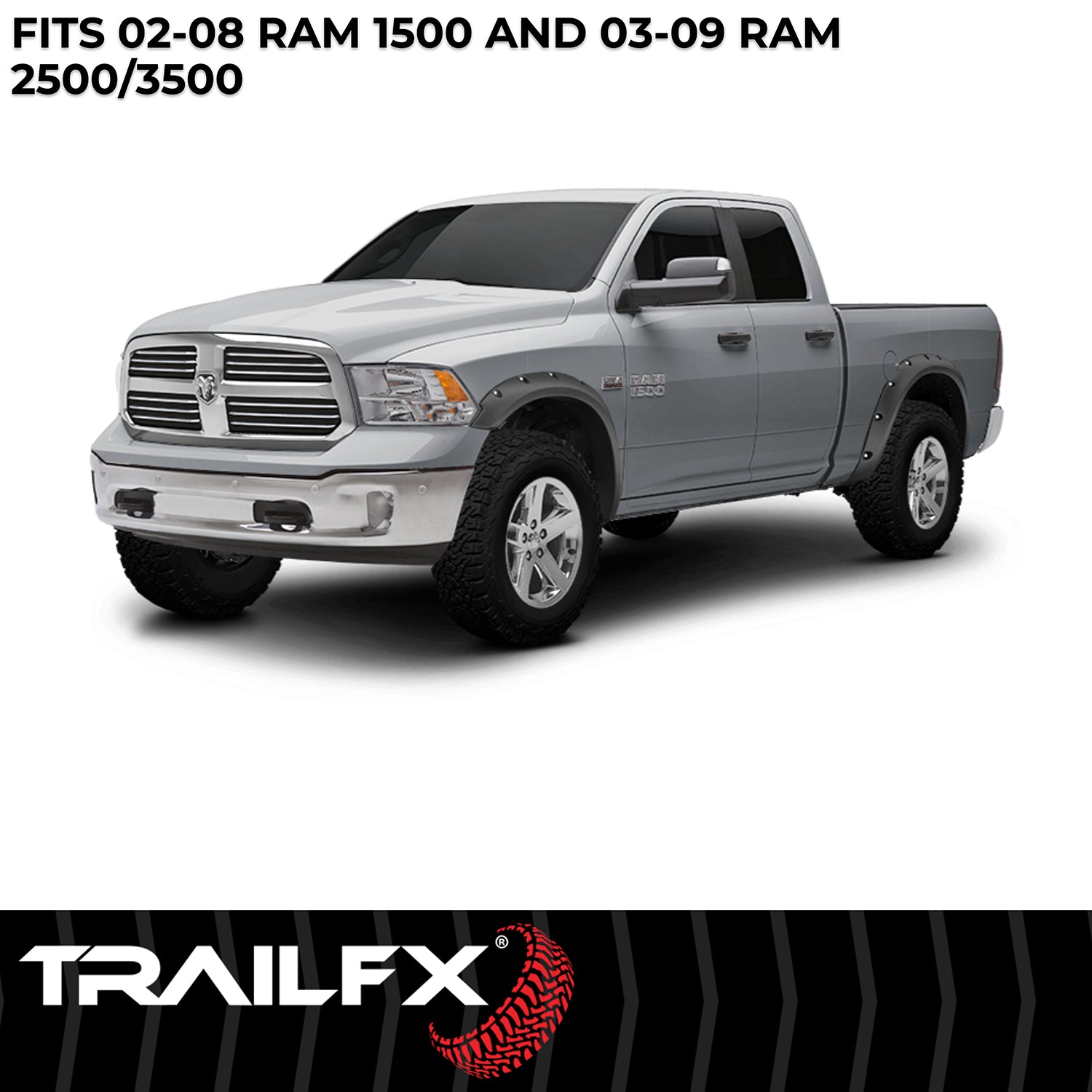 With Polished Stainless And Black Steel Rivets/ Stainless Hardware Kit by TrailFX