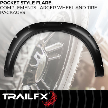 With Polished Stainless And Black Steel Rivets/ Stainless Hardware Kit by TrailFX