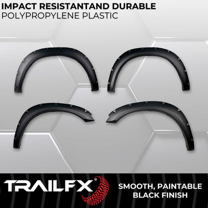 With Polished Stainless And Black Steel Rivets/ Stainless Hardware Kit by TrailFX