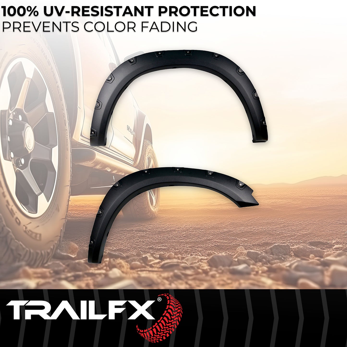 With Polished Stainless And Black Steel Rivets/ Stainless Hardware Kit by TrailFX